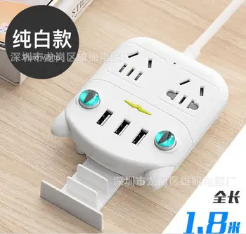 Cartoon cat USB Electrical Socket Multipurpose patch panel Strip plate Extension socket with cellphone holder
Cartoon cat USB Electrical Socket Multipurpose patch panel Strip plate Extension socket with cellphone holder