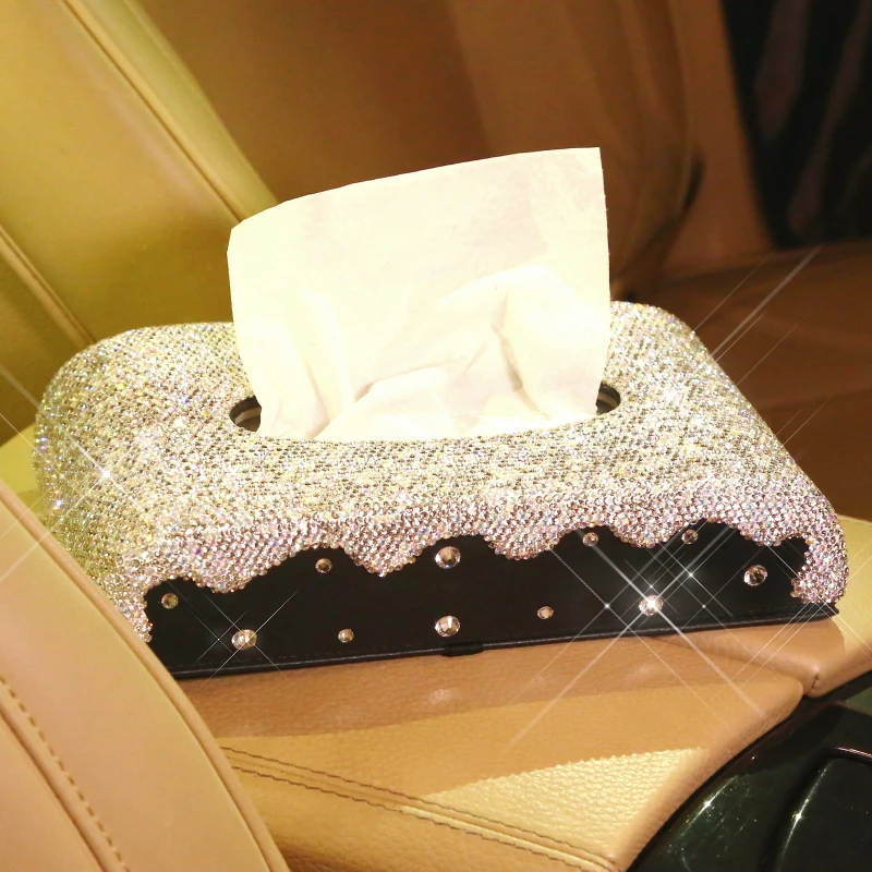 Paper Towel Napkin Holder Box Tissue Case Cover Bling Rhinestone Crystal Block Type Handmade Tissue Box
Paper Towel Napkin Holder Box Tissue Case Cover Bling Rhinestone Crystal Block Type Handmade Tissue Box