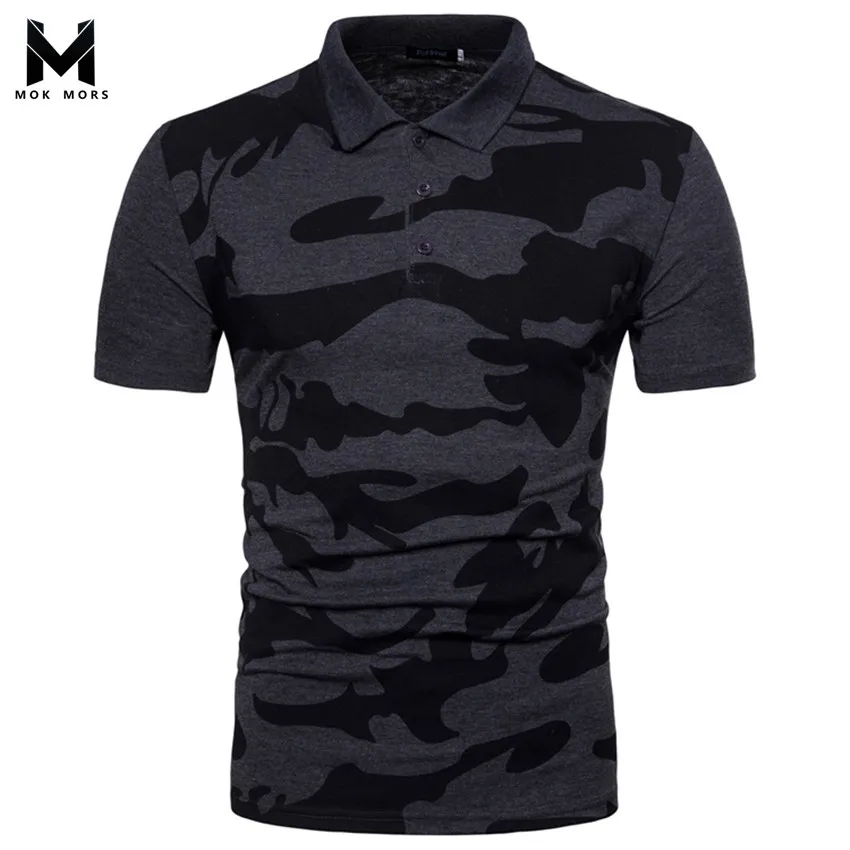 2018 Mens New Lapel Camouflage Print Slim Cotton Polos Shirt Fashion Casual High Quality Color Men Polo Shirt Short Sleeve
2018 Mens New Lapel Camouflage Print Slim Cotton Polos Shirt Fashion Casual High Quality Color Men Polo Shirt Short Sleeve
