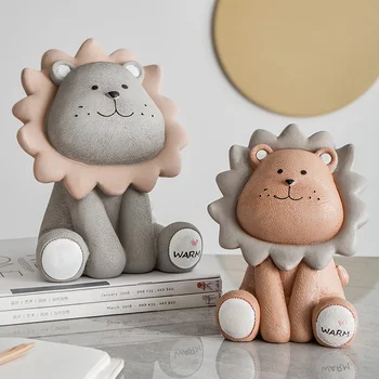 Nordic Style Lion Piggy Bank Large Boy Child Bedroom Decoration Creative Personality Cute Piggy Bank Decoration3DCXH34
Nordic Style Lion Piggy Bank Large Boy Child Bedroom Decoration Creative Personality Cute Piggy Bank Decoration3DCXH34