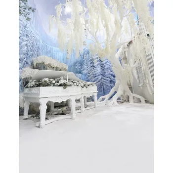 TR Vinyl Photography Backgrounds Piano Winter Snow Tree White Floor Wedding Baby Child Photographic Backdrops for Photo Studio
TR Vinyl Photography Backgrounds Piano Winter Snow Tree White Floor Wedding Baby Child Photographic Backdrops for Photo Studio