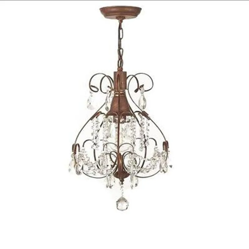L American small chandelier balcony aisle corridor porch stairs cloakroom lamp hallway lamp single head retro crystal lamps led
L American small chandelier balcony aisle corridor porch stairs cloakroom lamp hallway lamp single head retro crystal lamps led