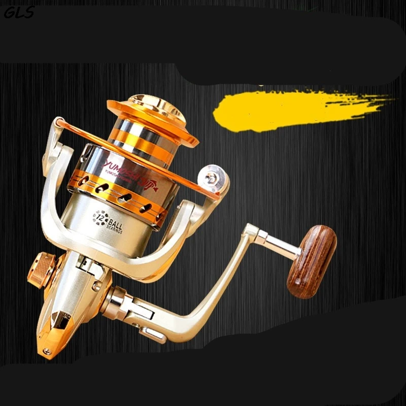 12BB 5.2:1 Metal Spinning Fishing Reel Fly Wheel1000 - 7000 Series Spinning Reel Metal Spool Spinning Reel
12BB 5.2:1 Metal Spinning Fishing Reel Fly Wheel1000 - 7000 Series Spinning Reel Metal Spool Spinning Reel