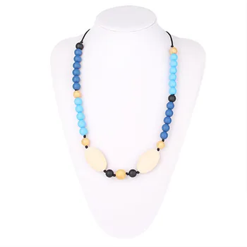 Baby Safe BPA Free Teething Necklace Food Grade Silicone Toddler Infant Teether Bead Necklace For Mom To Wear
Baby Safe BPA Free Teething Necklace Food Grade Silicone Toddler Infant Teether Bead Necklace For Mom To Wear