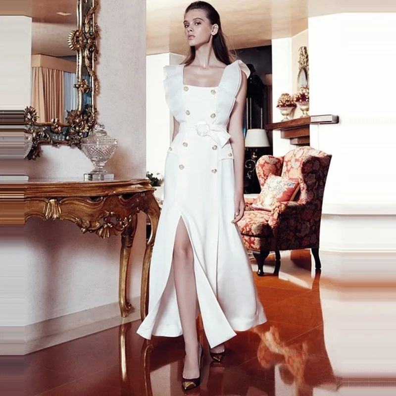 2019 Euramerican Spring Summer New Fashion High Street Polyester Fit And Flare Sleeveless Sashes Empire Square Collar Lady Dress
2019 Euramerican Spring Summer New Fashion High Street Polyester Fit And Flare Sleeveless Sashes Empire Square Collar Lady Dress