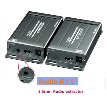 1080p HDMI Extender 150m with 3.5 MM Jack Audio Extractor HDMI over UTP TCP Network by Cat5 Cat5e rj45 Cat6 HDMI Extender RJ45
1080p HDMI Extender 150m with 3.5 MM Jack Audio Extractor HDMI over UTP TCP Network by Cat5 Cat5e rj45 Cat6 HDMI Extender RJ45
