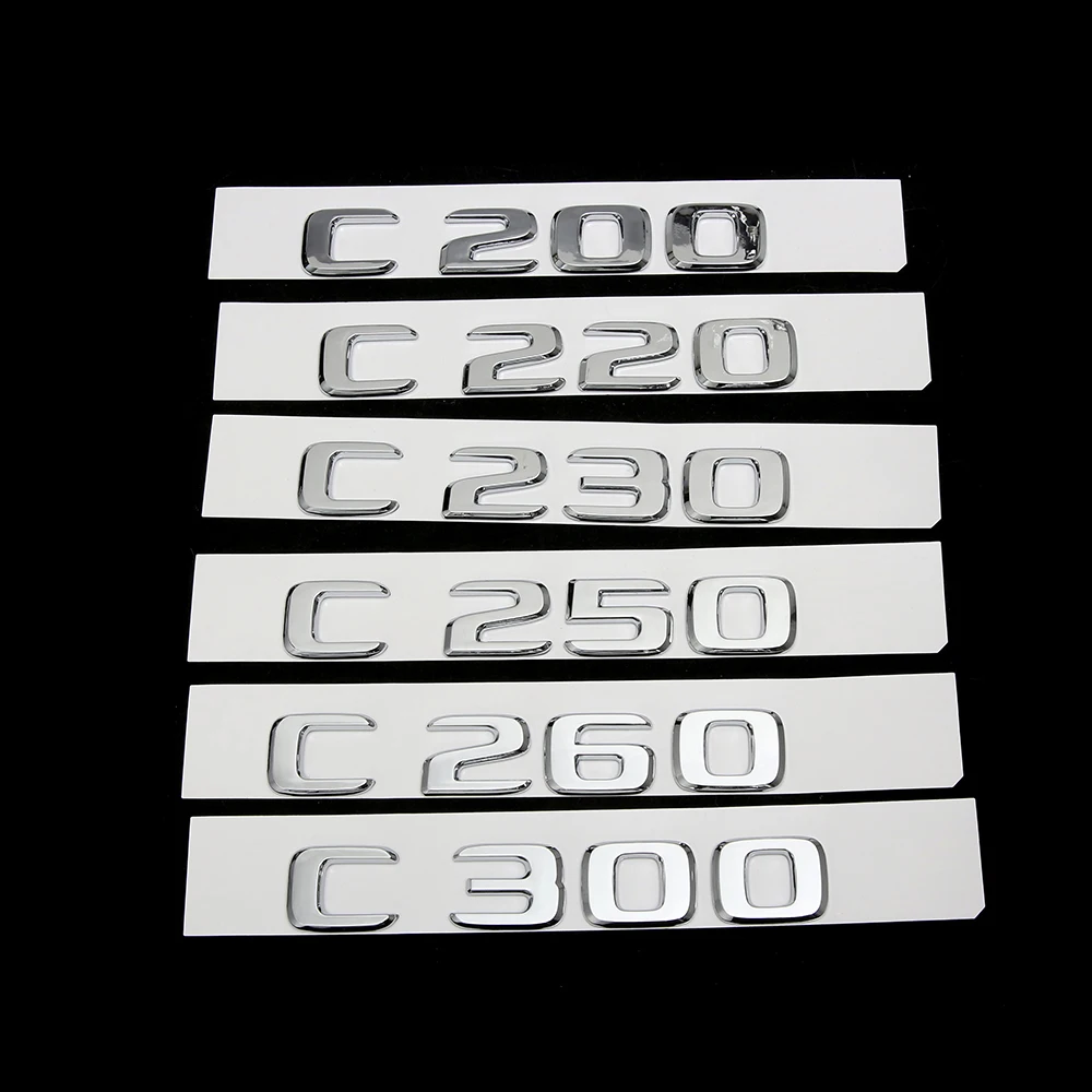 Sliver Trunk Letters Badge Emblem for Mercedes Benz C200 C220 C230 C240 C300 C250 C320 C350 C400 C32 C43 C63 AMG 4MATIC
Sliver Trunk Letters Badge Emblem for Mercedes Benz C200 C220 C230 C240 C300 C250 C320 C350 C400 C32 C43 C63 AMG 4MATIC