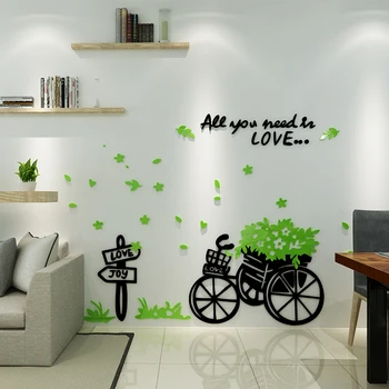 Custom bicycle wall stickers 3d acrylic wall stickers bedroom living room corridor corridor wall decoration stickers warm
Custom bicycle wall stickers 3d acrylic wall stickers bedroom living room corridor corridor wall decoration stickers warm