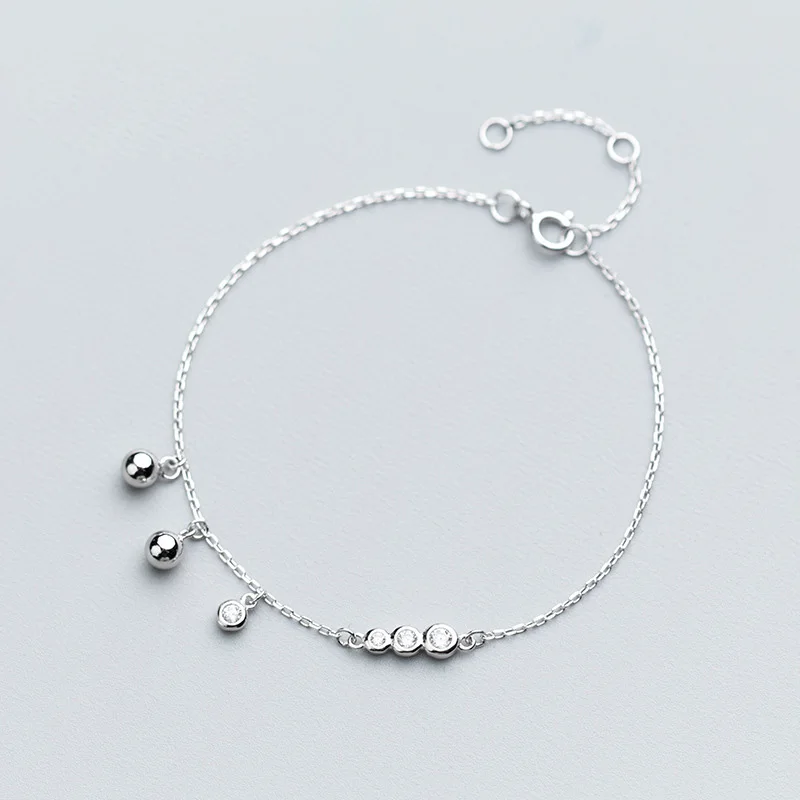 La MaxZa 925 Sterling Silver Round Ball Crystal Charm Bracelets For Women Adjustable Bracelet Jewelry Trendy 2019 Minimalist
La MaxZa 925 Sterling Silver Round Ball Crystal Charm Bracelets For Women Adjustable Bracelet Jewelry Trendy 2019 Minimalist