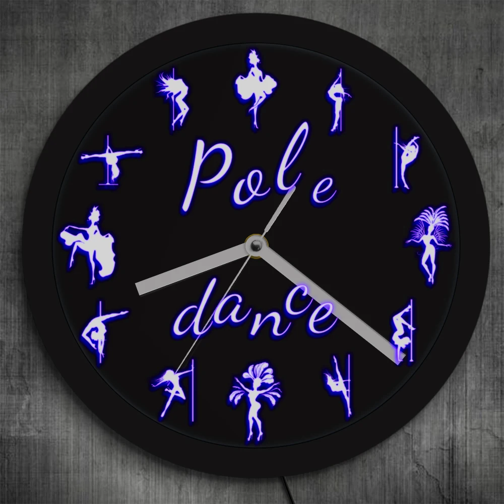 Pole Sexy Dancer LED wall clock USB Power Remote control light color changing LED Sign Night Club Clock
Pole Sexy Dancer LED wall clock USB Power Remote control light color changing LED Sign Night Club Clock