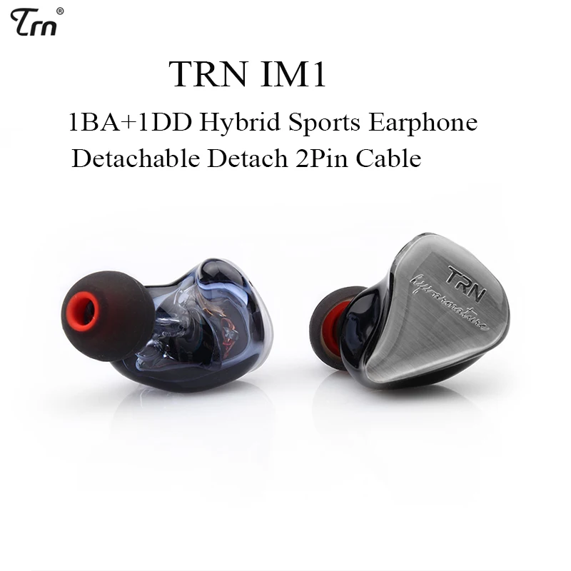 Hot TRN IM1 1BA+1DD Hybrid In Ear Earphone Stereo noise canceling monitor sports hifi earbuds with Detachable Detach 2Pin Cable
Hot TRN IM1 1BA+1DD Hybrid In Ear Earphone Stereo noise canceling monitor sports hifi earbuds with Detachable Detach 2Pin Cable