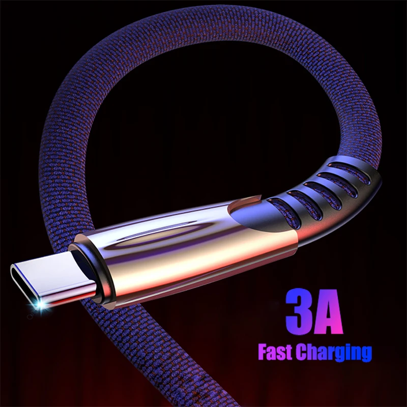 3A USB Type C Cable For Samsung S10 A50 Huawei P30 P20 Fast Charge USB-C For Xiaomi Redmi k20 pro Mobile Phone Charger Devices
3A USB Type C Cable For Samsung S10 A50 Huawei P30 P20 Fast Charge USB-C For Xiaomi Redmi k20 pro Mobile Phone Charger Devices