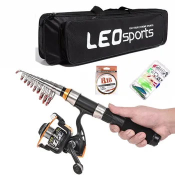 2018 Winter 1m-2.3m short Carbon Fiber Telescopic Fishing Rod Combo Full Kit Spinning Fishing Gear Tackel Tool Accessories
2018 Winter 1m-2.3m short Carbon Fiber Telescopic Fishing Rod Combo Full Kit Spinning Fishing Gear Tackel Tool Accessories