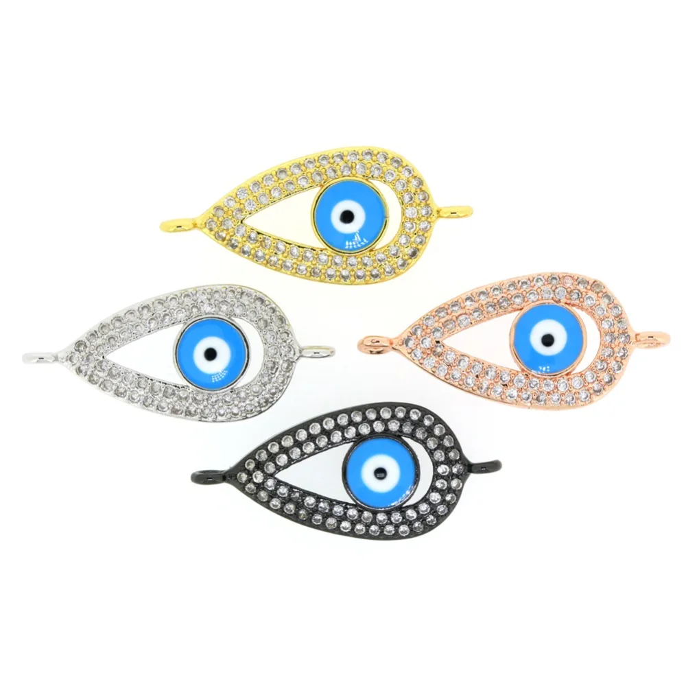 10PCS/LOT Jewelry DIY Making Bracelets Necklaces Accessories Parts Pattern Eye Cubic Zirconia Charms Connectors
10PCS/LOT Jewelry DIY Making Bracelets Necklaces Accessories Parts Pattern Eye Cubic Zirconia Charms Connectors