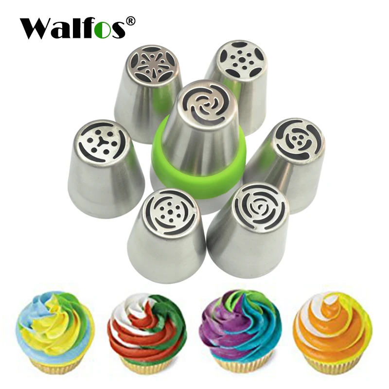 7PCS Stainless Steel Russian Tulip Icing Piping Nozzle + 1 Adaptor Converter Pastry Decorating Tips Cake Cupcake Decorator Rose
7PCS Stainless Steel Russian Tulip Icing Piping Nozzle + 1 Adaptor Converter Pastry Decorating Tips Cake Cupcake Decorator Rose