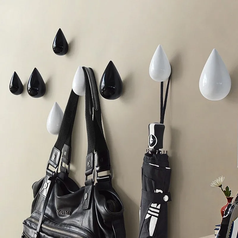 Brief Modern 3D resin drop hooks wall decoration Hat Door Clothes Towel Robe Hooks wall perchero pared Wallets Wall hanger
Brief Modern 3D resin drop hooks wall decoration Hat Door Clothes Towel Robe Hooks wall perchero pared Wallets Wall hanger