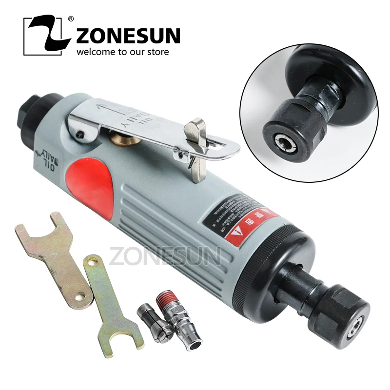 ZONESUN R 7306 пневматическая шлифовальная машина мельница Гравировальный инструмент