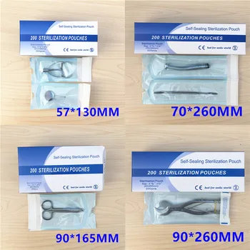 SYRB Sterilization Pouches Bags 200pcs/box Medical Dental Autoclave Sterilize Pouches - 4 Size
SYRB Sterilization Pouches Bags 200pcs/box Medical Dental Autoclave Sterilize Pouches - 4 Size