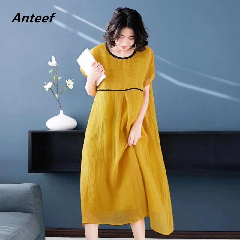 yellow cotton linen vintage plus size women casual loose long summer party dress elegant vestidos clothes 2019 ladies dresses
yellow cotton linen vintage plus size women casual loose long summer party dress elegant vestidos clothes 2019 ladies dresses