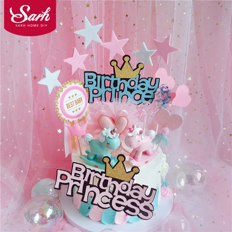 Birthday Prince Princess Cake Toppers Rabbit Ear Trojan Decorations Happy Baby's Party Children's Day for Baking Cute Gifts
Birthday Prince Princess Cake Toppers Rabbit Ear Trojan Decorations Happy Baby's Party Children's Day for Baking Cute Gifts