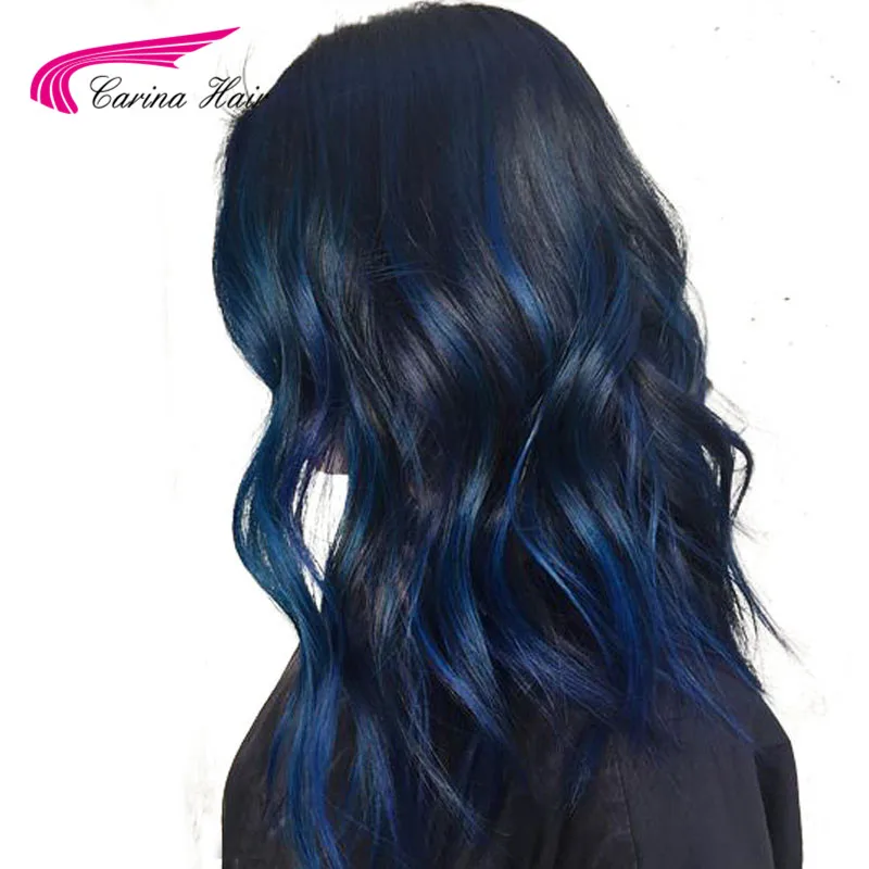 Carina Remy Preplucked Human Hair Lace Front Wigs Black Color Wig With Blue Highlights 13x6 Lace Frontal Wig For Black Women
Carina Remy Preplucked Human Hair Lace Front Wigs Black Color Wig With Blue Highlights 13x6 Lace Frontal Wig For Black Women