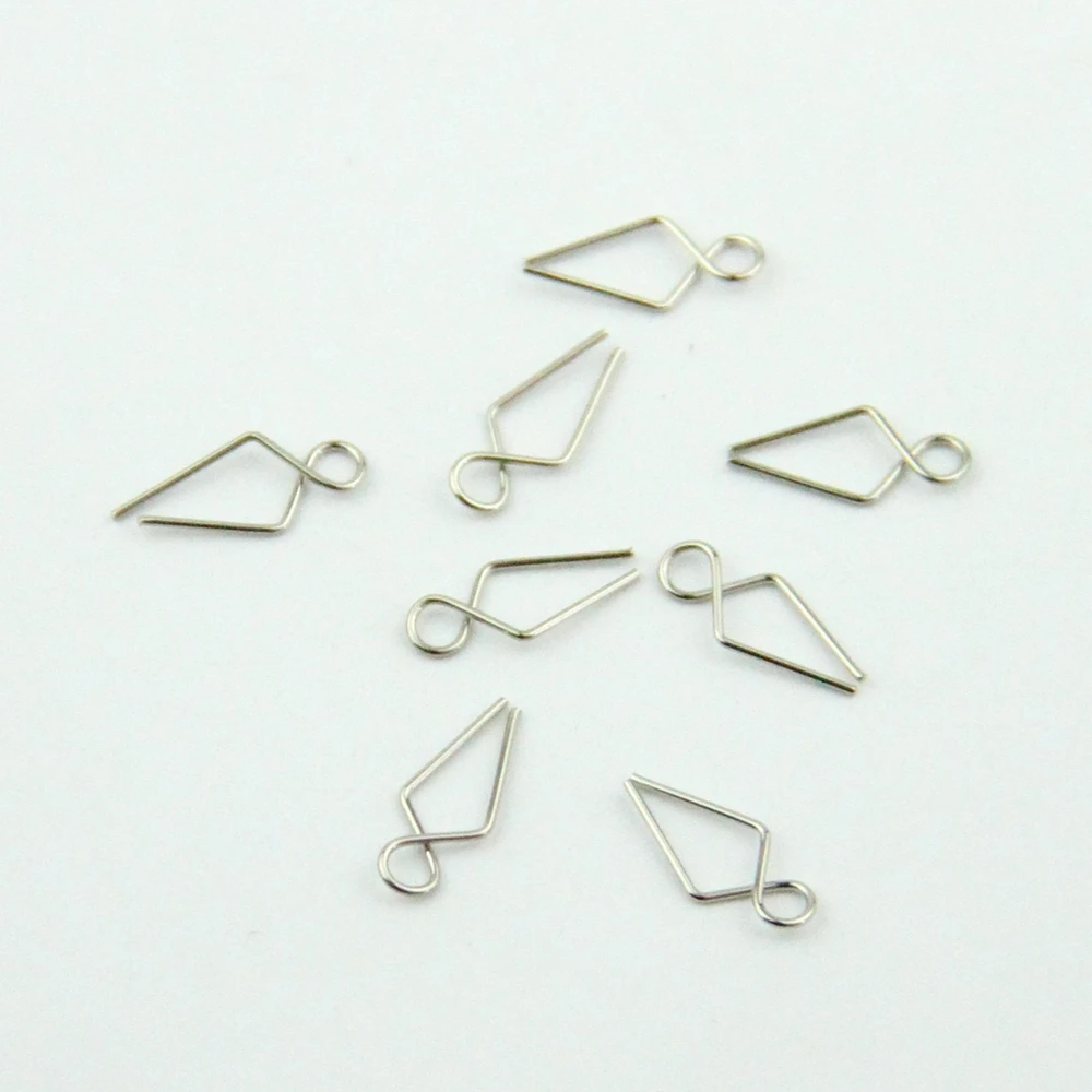 500pcs/bag 6*15mm crystal glass metal hooks connector for prism curtain pendant 
500pcs/bag 6*15mm crystal glass metal hooks connector for prism curtain pendant