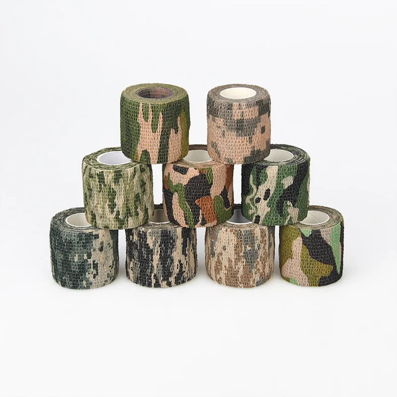 Tactical 1 Roll Camo Stretch Bandage Adhesive Elastic Camping Hunting Multi-functional Camouflage Tape (2.3M) gs33-0114
Tactical 1 Roll Camo Stretch Bandage Adhesive Elastic Camping Hunting Multi-functional Camouflage Tape (2.3M) gs33-0114