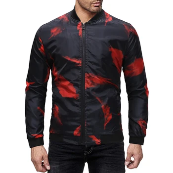 Casual Men'S Winter Jacket Red Printing Jacket Men Coats Male Outerwear Slim Fit Overcoat
Casual Men'S Winter Jacket Red Printing Jacket Men Coats Male Outerwear Slim Fit Overcoat