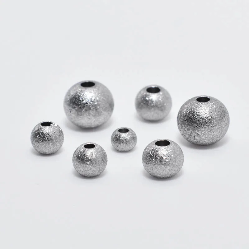 20pcs Stainless Steel Spacer Ball Bead Matte Metal Big Hole Beads Accessories for Diy Jewelry Making Beading Bracelet Component
20pcs Stainless Steel Spacer Ball Bead Matte Metal Big Hole Beads Accessories for Diy Jewelry Making Beading Bracelet Component
