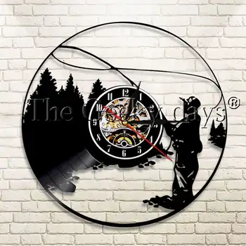 1Piece Fisherman Lake Fishing Silhouette Wall Clock Wall Art Home Decorative Modern Outdoor Item Vinyl Record Wall Clock
1Piece Fisherman Lake Fishing Silhouette Wall Clock Wall Art Home Decorative Modern Outdoor Item Vinyl Record Wall Clock