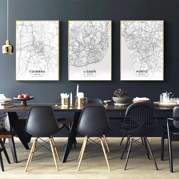Lisbon Coimbra Portugal Porto City Map Gold Map Canvas Art Print Wall Pictures for Living Room No Frame
Lisbon Coimbra Portugal Porto City Map Gold Map Canvas Art Print Wall Pictures for Living Room No Frame