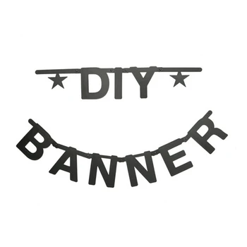 Black DIY Letter Banner Custom Symbols Kit Party Banner for Birthday Home Space Christmas Photo Backdrop Hanging Decorations
Black DIY Letter Banner Custom Symbols Kit Party Banner for Birthday Home Space Christmas Photo Backdrop Hanging Decorations