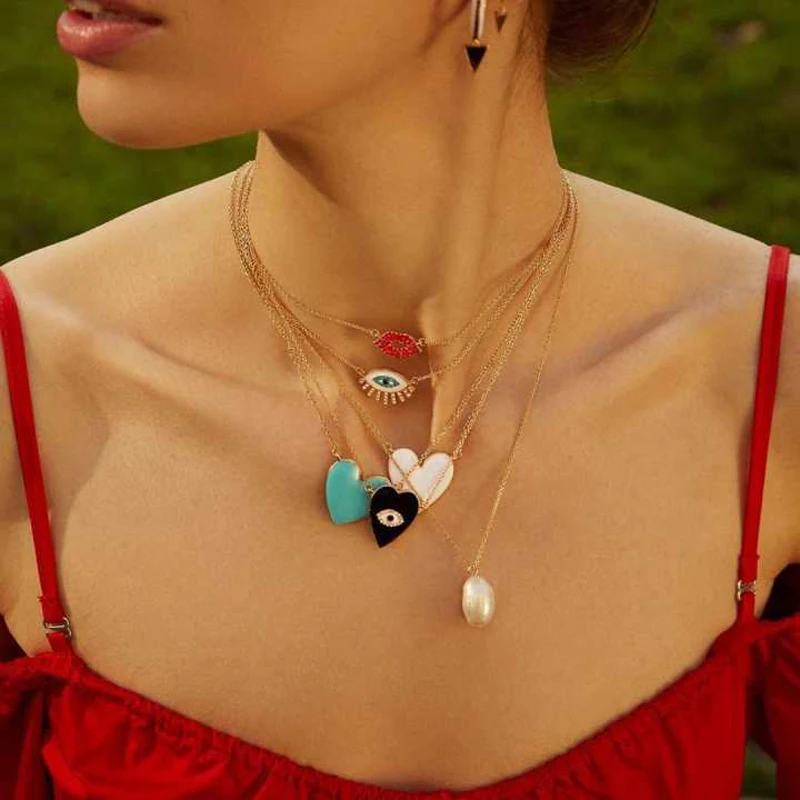 Miwens Unique Design Chic Maxi Chain Pendant Necklaces For Women Bridal Jewelry Crystal Heart Clips Eye Necklaces Bohemia Bijoux
Miwens Unique Design Chic Maxi Chain Pendant Necklaces For Women Bridal Jewelry Crystal Heart Clips Eye Necklaces Bohemia Bijoux