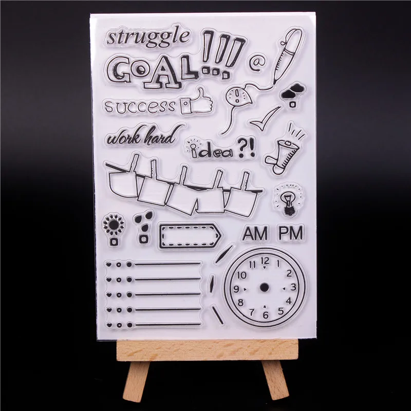Clock Transparent Clear Silicone Stamp/Seal for DIY scrapbooking/photo album Decorative clear stamps
Clock Transparent Clear Silicone Stamp/Seal for DIY scrapbooking/photo album Decorative clear stamps