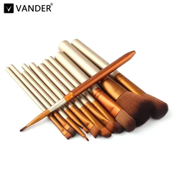 Vander Professional 12 Pcs/lot Make Up Brushes Set Foundation Face&Eye Powder Blusher Cosmetics Makeup Brush Pincel Maquiagem
Vander Professional 12 Pcs/lot Make Up Brushes Set Foundation Face&Eye Powder Blusher Cosmetics Makeup Brush Pincel Maquiagem