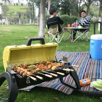 Charcoal grill outdoor A full set of portable grilled carbon stove barbecue for more than 5 people
Charcoal grill outdoor A full set of portable grilled carbon stove barbecue for more than 5 people