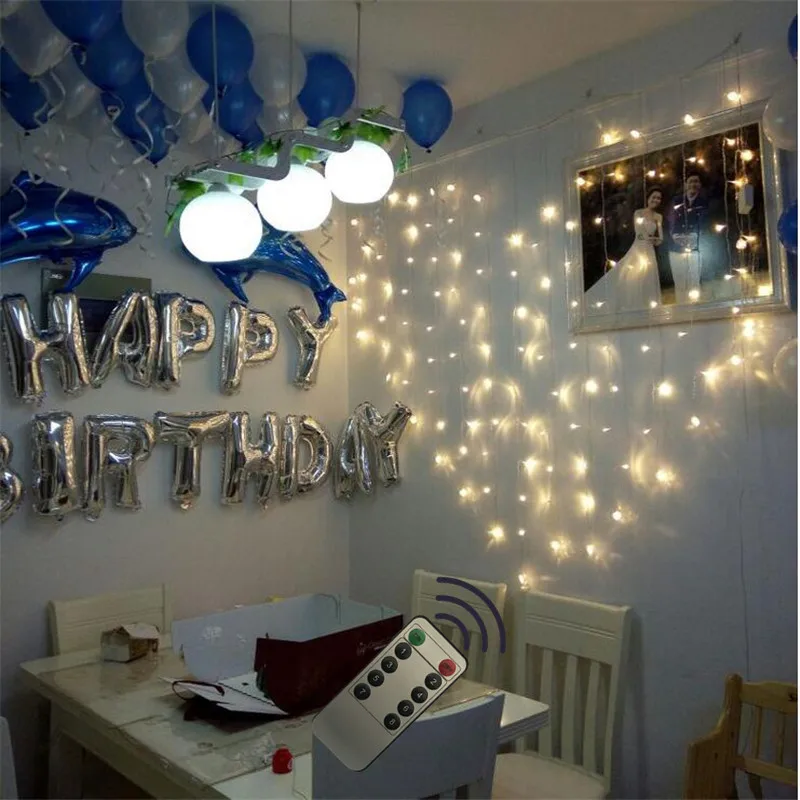 Remote2x1.5M 124LED Starry Heart Shape LED Valentine's Day Fairy String Light Wedding Love Icicle Curtain Light Holiday Garland
Remote2x1.5M 124LED Starry Heart Shape LED Valentine's Day Fairy String Light Wedding Love Icicle Curtain Light Holiday Garland
