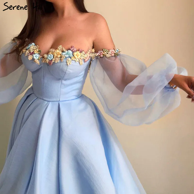 Off Shoulder Sexy Long Sleeves Evening Dresses Colored Flowers Fashion Formal Evening Gowns 2019 Serene Hill LA6491
Off Shoulder Sexy Long Sleeves Evening Dresses Colored Flowers Fashion Formal Evening Gowns 2019 Serene Hill LA6491