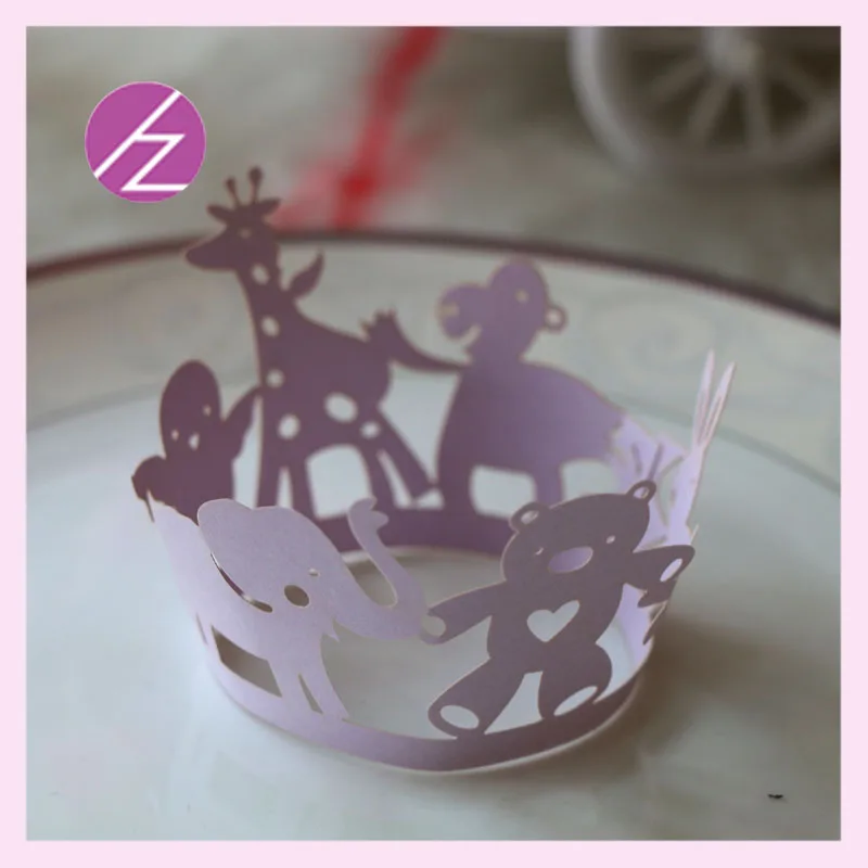 50pcs Cute Giraffe Elephant Bear Pattern Cupcake Wrapper Baby Shower Decorations Laser Cut Carved Paper Cup Party Favor
50pcs Cute Giraffe Elephant Bear Pattern Cupcake Wrapper Baby Shower Decorations Laser Cut Carved Paper Cup Party Favor