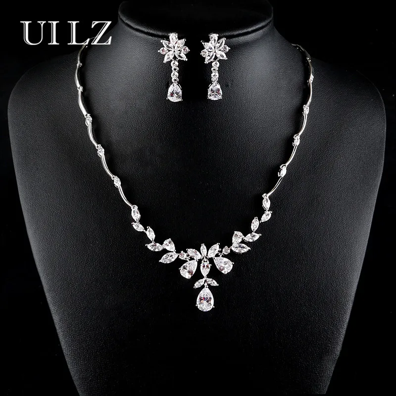 UILZ Nigerian Water Drop Cubic Zirconia Wedding Jewelry Sets Luxury Crystal Bridal Jewelry Set Gifts For Bridesmaids US428
UILZ Nigerian Water Drop Cubic Zirconia Wedding Jewelry Sets Luxury Crystal Bridal Jewelry Set Gifts For Bridesmaids US428