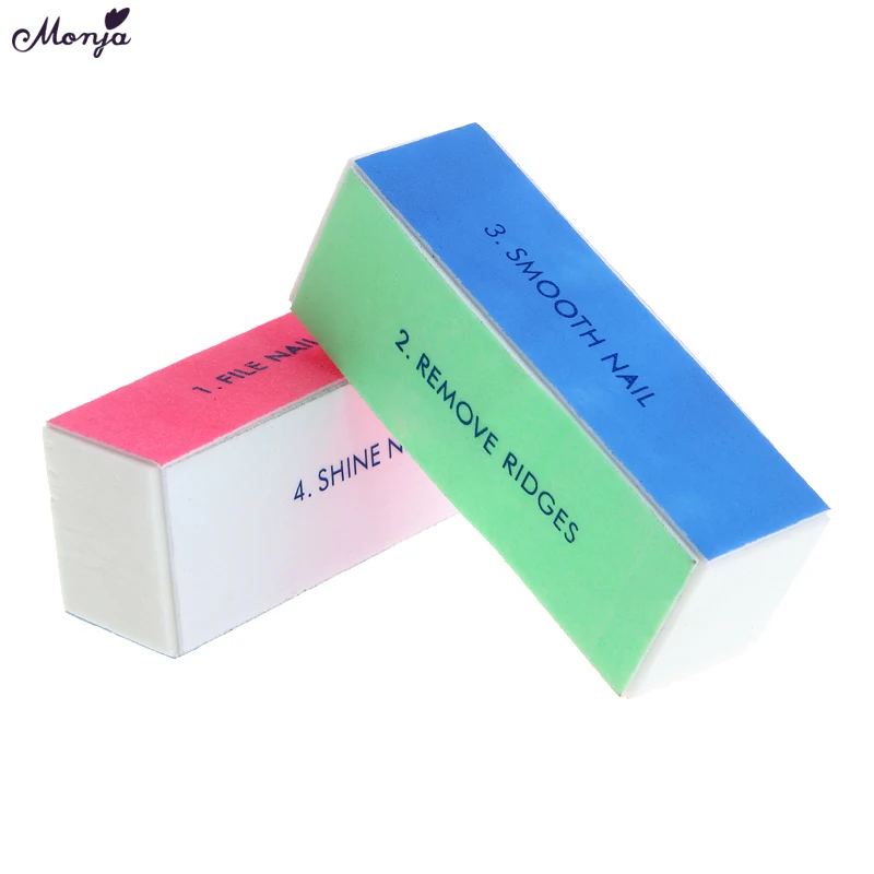 Monja 2Pcs/Lot Nail Art Four Sides Polishing Buffing Sanding Nail Files Buffer Block Manicure Pedicure Care Tools
Monja 2Pcs/Lot Nail Art Four Sides Polishing Buffing Sanding Nail Files Buffer Block Manicure Pedicure Care Tools