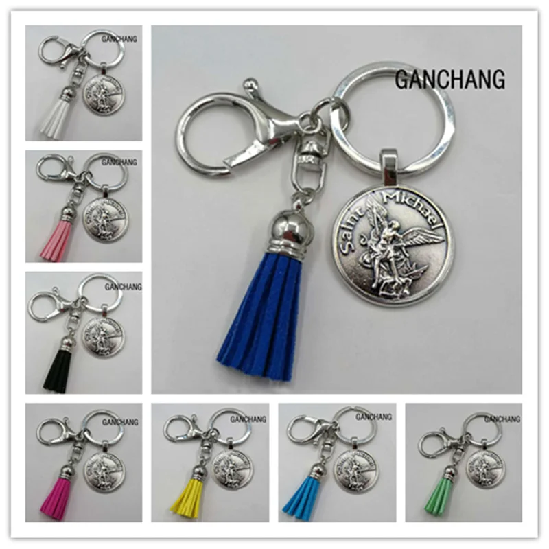 The tassel keychain Archangel St.Michael protects my holy shield and protects the charm of the Russian Orthodox pendant
The tassel keychain Archangel St.Michael protects my holy shield and protects the charm of the Russian Orthodox pendant