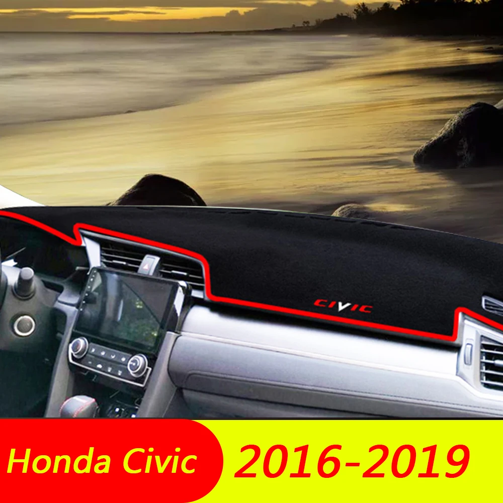 TAIJS For Honda Civic VTi VTi-S VTi-L RS 2016 2017 2018 Car Dashboard Cover Dash Mat Non-slip Sun Shade Pad Carpet Dash Board
TAIJS For Honda Civic VTi VTi-S VTi-L RS 2016 2017 2018 Car Dashboard Cover Dash Mat Non-slip Sun Shade Pad Carpet Dash Board