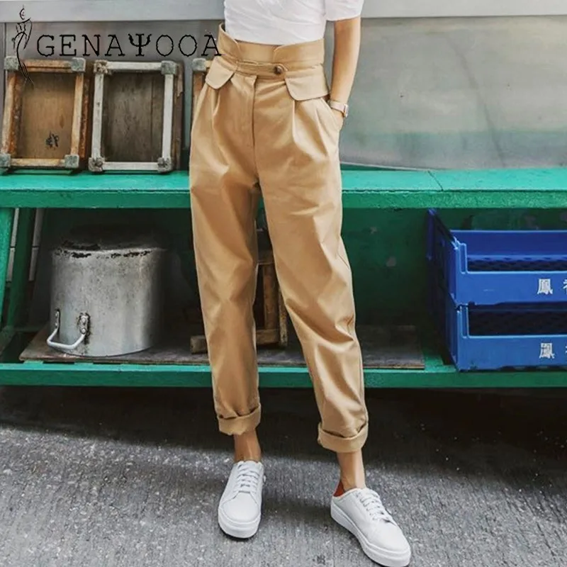 Genayooa Solid Boyfriend Pants For Women Trousers Straight Pants High Waist Casual Loose Pants Women Cargo Trousers Ladies
Genayooa Solid Boyfriend Pants For Women Trousers Straight Pants High Waist Casual Loose Pants Women Cargo Trousers Ladies