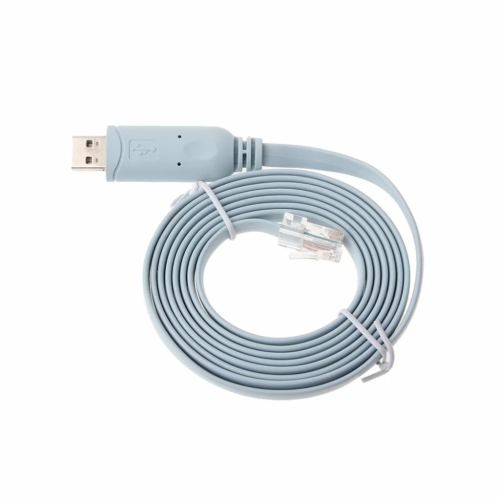 Blue 1.8m USB 2.0 To RJ45 RS232 Serial Console Cable For Cisco Router Switch for Comouter Serial Cables High Quality C26
Blue 1.8m USB 2.0 To RJ45 RS232 Serial Console Cable For Cisco Router Switch for Comouter Serial Cables High Quality C26