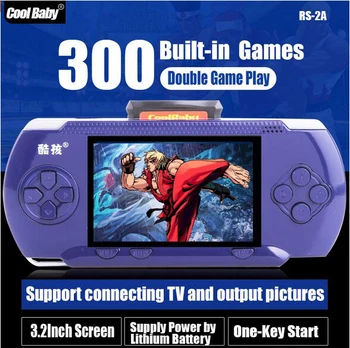 Coolboy RS-2A Handheld Game Players 3.2" Video Game console for kids 300 Classical Game Support External handle
Coolboy RS-2A Handheld Game Players 3.2" Video Game console for kids 300 Classical Game Support External handle
