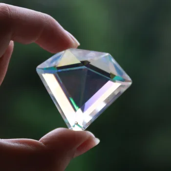 New! Rainbow Suncatcher Oblate Diamond Glass prism Chandelier Crystal lamp Part Hanging jewel Pendant Decoration DIY Beads 40MM
New! Rainbow Suncatcher Oblate Diamond Glass prism Chandelier Crystal lamp Part Hanging jewel Pendant Decoration DIY Beads 40MM