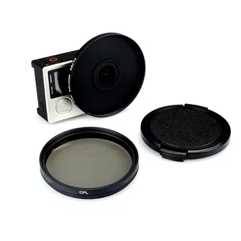 52mm Alloy Adapter Ring + CPL Circular Polarizer Filter + Lens Cap Filtor Protector for Gopro Hero 3/3+/4
52mm Alloy Adapter Ring + CPL Circular Polarizer Filter + Lens Cap Filtor Protector for Gopro Hero 3/3+/4