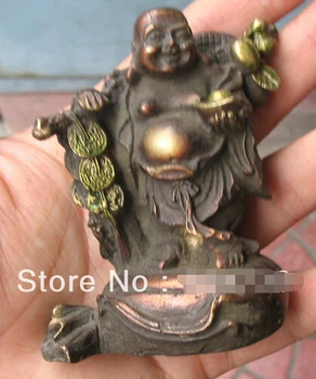 free shipping Collections Buddhism Classic Good luck Wealth bag Buddha Maitreya bronze statue
free shipping Collections Buddhism Classic Good luck Wealth bag Buddha Maitreya bronze statue