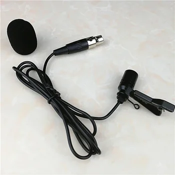 미니 XLR 유선 마이크 콘덴서 타이 클립, 라펠 라발리에 마이크, 슈어 가라오케 무선 송신기용, TA4F 플러그, 4 핀